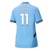 Dres Manchester City Jeremy Doku #11 Domaci za Žensko 2024-25 Kratak Rukav